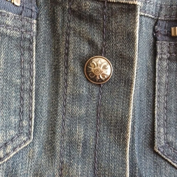 HARLEY Davidson Jeans Jacket. - Picture 3 of 10